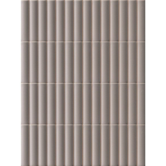 TERRATINTA MICRO 3D FORMS FLUTED GREY MI3DFL04 10Х30