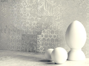 DECORATORI BASSANESI LUCI DI VENEZIA ONDE GRAPHITE 60X60X0.4