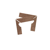 STROEHER AERA T MARONE 9117.712 ПЛИНТУС УГЛОВОЙ ЛЕВЫЙ