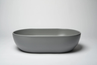 РАКОВИНА 60Х38 СМ GALASSIA DREAM,СЕРЫЙ МАТОВЫЙ (7308GM)