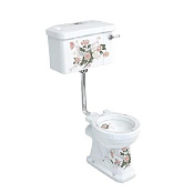 УНИТАЗ-КОМПАКТ BURLINGTON ENGLISH GARDEN (P2D+C1D+T31CHR)