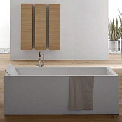 ВАННА ПРИСТЕННАЯ ANTONIO LUPI BIBLIO 180X80 СМ (BIBLIO13-3)