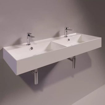КЕРАМИЧЕСКАЯ РАКОВИНА 121 CМ SIMAS AGILE, MATTE MIRTO (AG 121D)