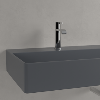 РАКОВИНА ПОДВЕСНАЯ 120Х47 VILLEROY&BOCH MEMENTO 2.0, GRAPHITE (4A22C1I4)