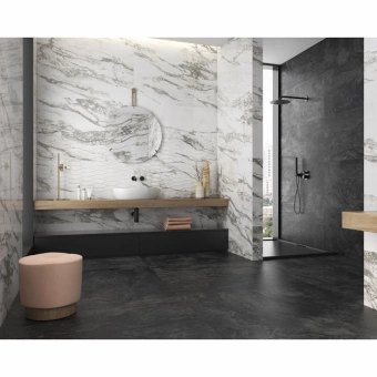 PAMESA FIUME NERO (FAM017 / COMPACGLASS RECT) 60Х120