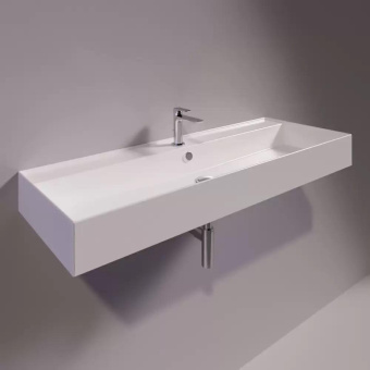 КЕРАМИЧЕСКАЯ РАКОВИНА 121 CМ SIMAS AGILE, MATTE NAVY (AG 121)