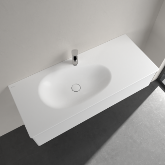 РАКОВИНА ВСТРАИВАЕМАЯ 120Х50 VILLEROY&BOCH ANTAO, STONE WHITE (4A77LBRW)