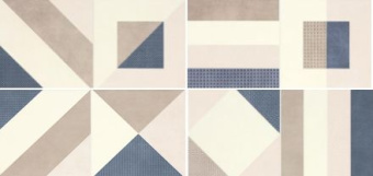 LASSELSBERGER RAKO UP MULTICOLOURED DECOR 19,8X39,8