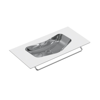 КЕРАМИЧЕСКАЯ РАКОВИНА 100Х50 СМ CATALANO EDITION, ARGENTO-BIANCO (1100EDBA)