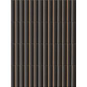 TERRATINTA MICRO 3D FORMS FLUTED BLACK MI3DFL07 10Х30