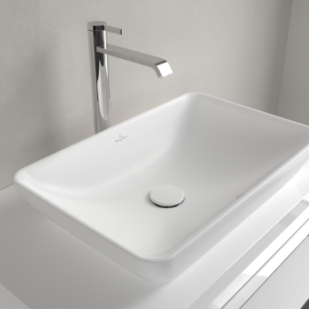 РАКОВИНА 55,5Х36 VILLEROY&BOCH VENTICELLO, STONE WHITE (411355RW)