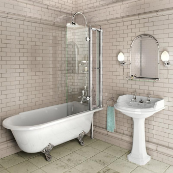 ВАННА АКРИЛОВАЯ BURLINGTON HAMPTON 170Х75 СМ, ПРАВОСТОРОННЯЯ (E14)