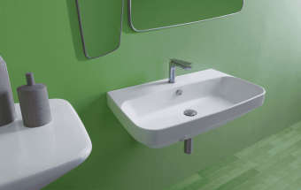 КЕРАМИЧЕСКАЯ РАКОВИНА 80 СМ SIMAS BADEN BADEN, GLOSSY WHITE (BB 12)