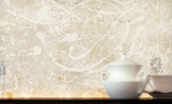 FONDOVALLE ACTION PAINT LIGHT WHITE ACT018 120X120