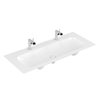 РАКОВИНА ВСТРАИВАЕМАЯ 120Х50 VILLEROY&BOCH FINION, STONE WHITE (4164C1RW)