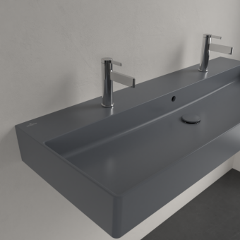 РАКОВИНА ПОДВЕСНАЯ 120Х47 VILLEROY&BOCH MEMENTO 2.0, GRAPHITE (4A22C4I4)