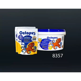 ЭПОКСИДНАЯ ЗАТИРКА OCTOPUS ZATIRKA 2-КОМП. ЦВЕТ 8357 СЕРО-ЗЕЛЕННЫЙ 2,5 КГ (8357-2)