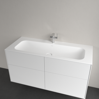 РАКОВИНА ВСТРАИВАЕМАЯ 120Х50 VILLEROY&BOCH FINION, STONE WHITE (4164CBRW)