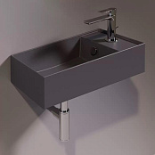 КЕРАМИЧЕСКАЯ РАКОВИНА 50 СМ SIMAS AGILE, MATTE ANTRACITE (AG 50)