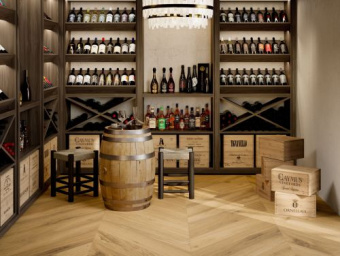 RONDINE CHEVRONXL DARING ECRU CHEVRON 150X850