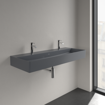 РАКОВИНА ПОДВЕСНАЯ 120Х47 VILLEROY&BOCH MEMENTO 2.0, GRAPHITE (4A22CGI4)