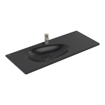 РАКОВИНА ВСТРАИВАЕМАЯ 120Х50 VILLEROY&BOCH ANTAO, PURE BLACK (4A77LBR7)