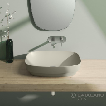 КЕРАМИЧЕСКАЯ РАКОВИНА 60 СМ CATALANO GREEN LUX, СЕРАЯ (160AGRLXGS)