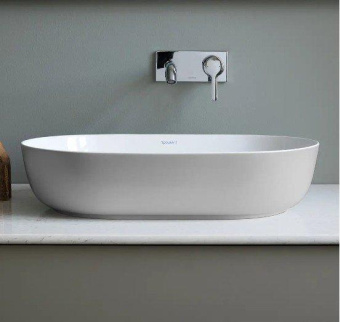 РАКОВИНА 70Х40 СМ DURAVIT LUV, БЕЛО-СЕРЫЙ (0379702300)