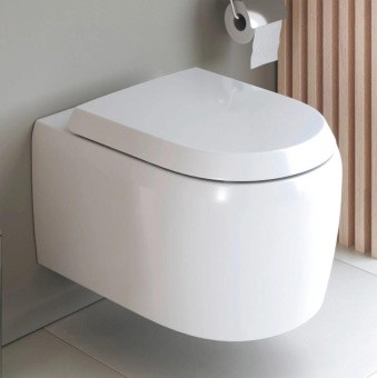 ПОДВЕСНОЙ БЕЗОБОДКОВЫЙ УНИТАЗ DURAVIT QATEGO, БЕЛЫЙ (2556090000)