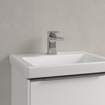 РАКОВИНА 45Х37 VILLEROY&BOCH SUBWAY 3.0, STONE WHITE (4370FLRW)