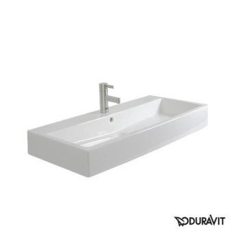 КЕРАМИЧЕСКАЯ РАКОВИНА 100 СМ DURAVIT VERO, БЕЛАЯ (0454100027)