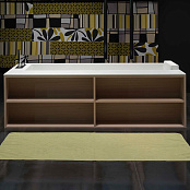 ВАННА ОТДЕЛЬНОСТОЯЩАЯ ANTONIO LUPI BIBLIO 180X100 СМ (BIBLIO55 NOCE CANALETTO)