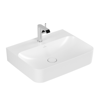 РАКОВИНА НАКЛАДНАЯ 60Х47 VILLEROY&BOCH FINION, STONE WHITE (41686LRW)