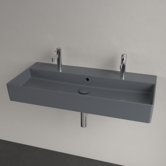 РАКОВИНА ПОДВЕСНАЯ 100Х47 VILLEROY&BOCH MEMENTO 2.0, GRAPHITE (4A221LI4)