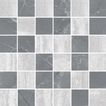 ІНТЕРКЕРАМА PULPIS МОЗАЇКА МІКС СІРА / М 40063