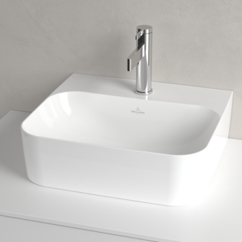 РАКОВИНА НАКЛАДНАЯ 43Х39 VILLEROY&BOCH FINION, WHITE ALPIN (43644CR1)