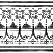 VIVES CERAMICA VODEVIL BELLARIA-2 SOMBRA ДЕКОР 20X20X0,8
