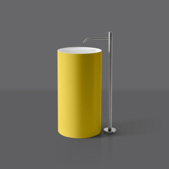 НАПОЛЬНАЯ РАКОВИНА ANTONIO LUPI SIMPLO, ЖЕЛТЫЙ (SIMPLO85 MOSTARDA)