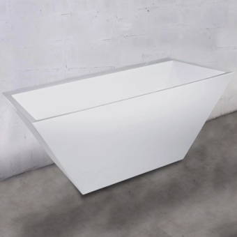 ВАННА КАМЕННАЯ FANCY MARBLE EDWARD 179Х80 СМ, БЕЛАЯ МАТОВЫЙ (11180103)