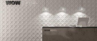 WOW COLLECTION MOON L ICE WHITE GLOSS 25X25