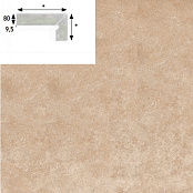 GRES ARAGON URBAN BEIGE ZANQUIN RIGHT JG245 (ROUNDED STRING RIGHT SIDE)