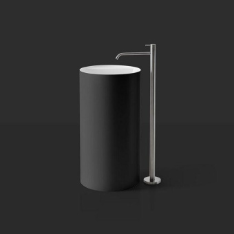 НАПОЛЬНАЯ РАКОВИНА ANTONIO LUPI SIMPLO, ЧЕРНЫЙ (SIMPLO85 NERO)