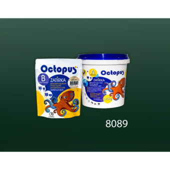 ЭПОКСИДНАЯ ЗАТИРКА OCTOPUS ZATIRKA 2-КОМП. ЦВЕТ ЗЕЛЕНО-МЯТНЫЙ 8089 1,25 КГ (8089-1)