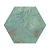 Фото плитки APAVISA ZINC GREEN NATURAL HEXAGON 25x29x1 из коллекции APAVISA ZINC 
