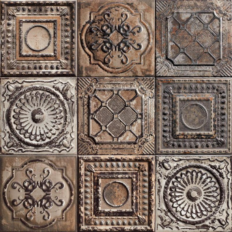 MAINZU CERAMICA TIN TILE RUSTY MIX 20X20