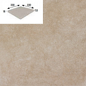 GRES ARAGON CAPRI ESQUINA BEIGE PZ555 33x33x1,8