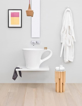 КАМЕННАЯ РАКОВИНА 70 СМ ARTCERAM CUP, WHITE (OSL005 01; 00)