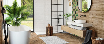 CERAMIKA KONSKIE WHITE GLOSSY QUADRA RECT 25X75X0,9