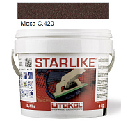 LITOKOL STARLIKE CLASSIC C.420 МОКА 5 кг ЭПОКСИДНАЯ ЗАТИРКА STRMOK0005