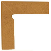 PARADYZ KLINKIER AQUARIUS BROWN COKOL SCHODOWY DWUELEMENTOWY LEWY 8.1x30